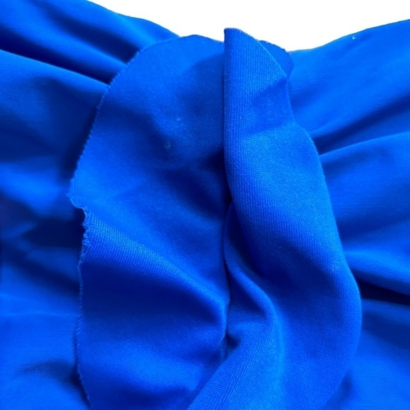 Miraclesuit Blue Camilla Shapewear One Piece Swimsuit Ruched Ruffle Front Size 8 - Picture 5 of 16